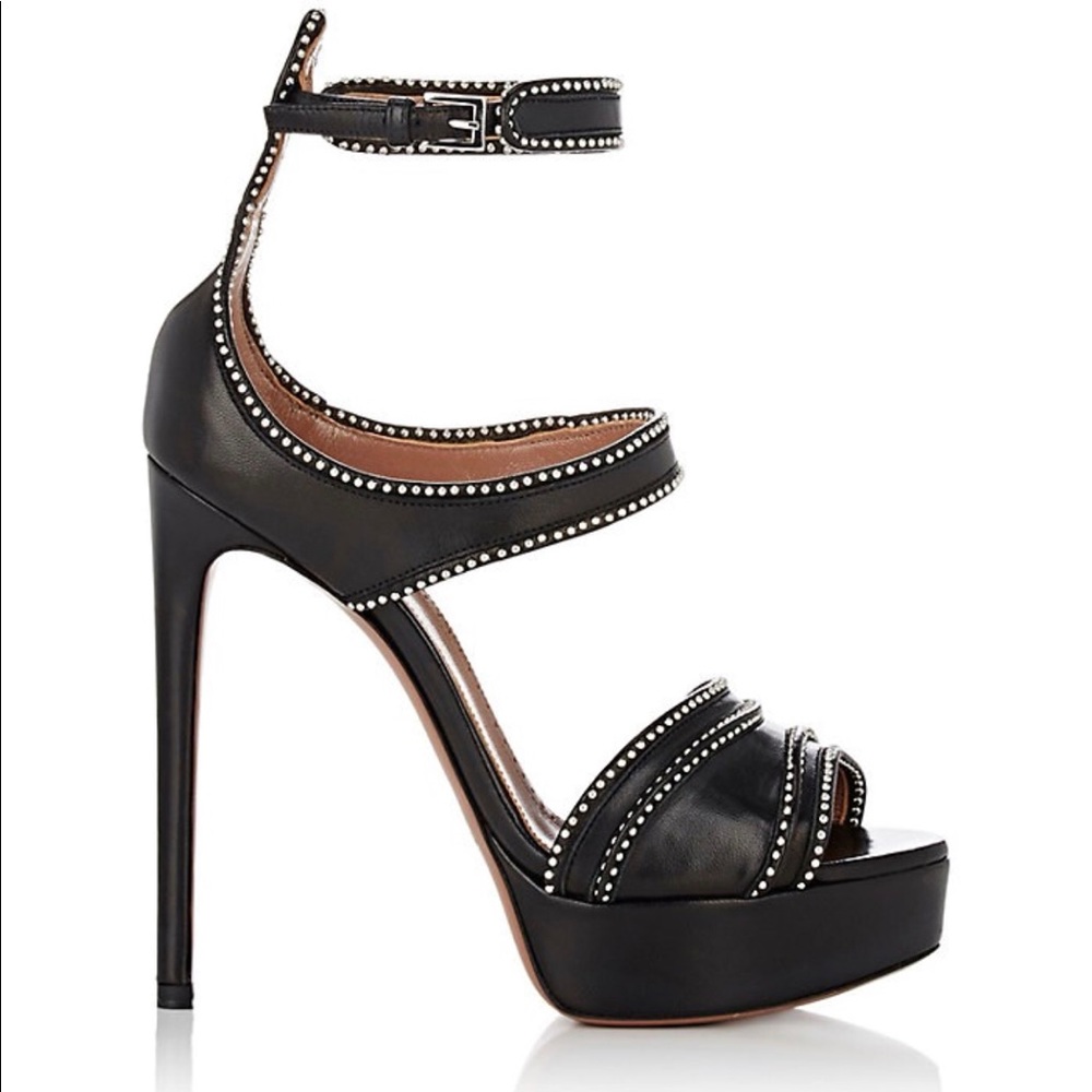 Alaia studded platform sandals sz. 40